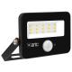  WINK 2 LED 10W 3000K NOIR PIR 