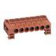  Bornier arriv Ph cage 7X25mm 