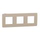  Plaque finition Taupe/Bl A 3P 