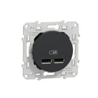  ODACE CHARGEUR USB 2.1 ANTHRA 