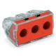  Bornes rigide 3 cond. 6mm tra 